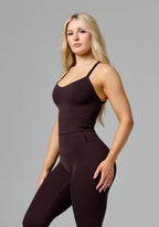 RecStretch™ SmoothHold™ Studio Top Espresso Tops/Tanks Paragon Fitwear 