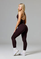 RecStretch™ SmoothHold™ Studio Top Espresso Tops/Tanks Paragon Fitwear 