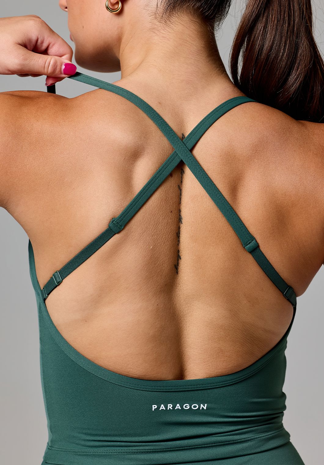 RecStretch™ SmoothHold™ Studio Top Forest Tops/Tanks Paragon Fitwear 
