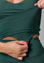 RecStretch™ SmoothHold™ Studio Top Forest Tops/Tanks Paragon Fitwear 