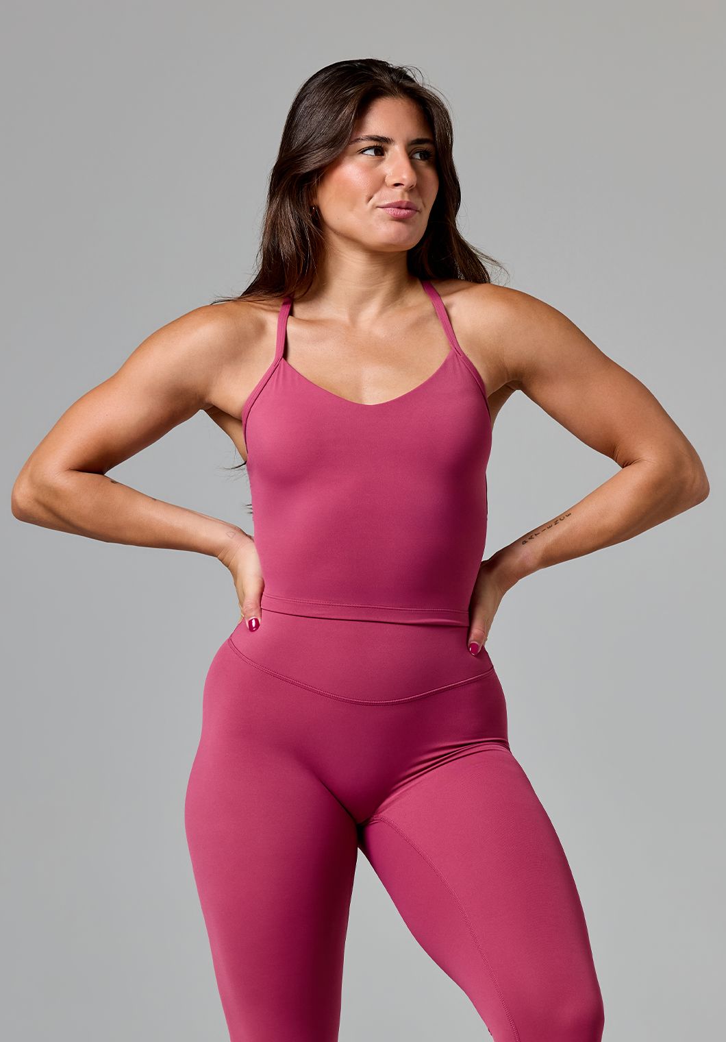RecStretch™ SmoothHold™ Studio Top Raspberry Tops/Tanks Paragon Fitwear 