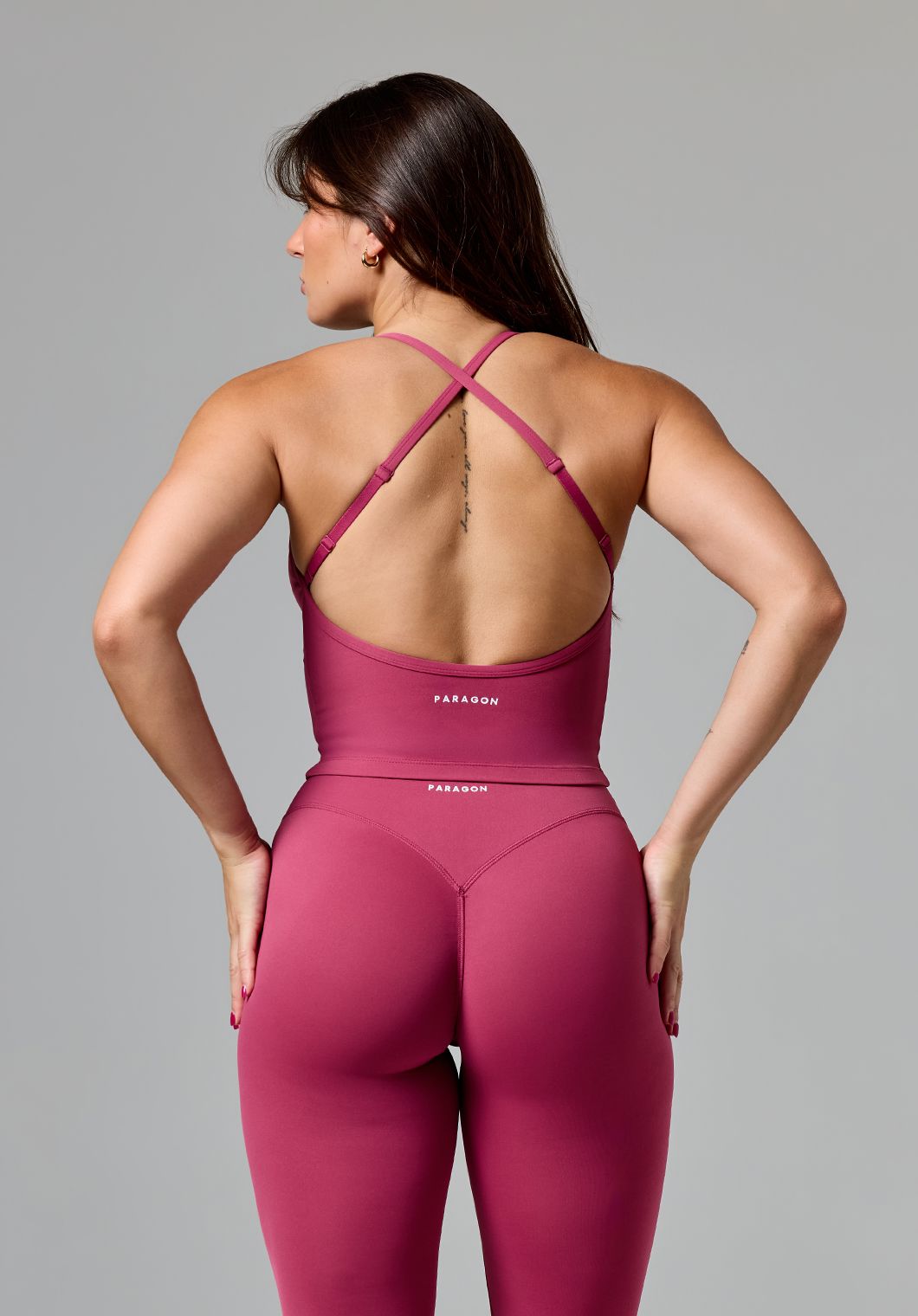 RecStretch™ SmoothHold™ Studio Top Raspberry Tops/Tanks Paragon Fitwear 