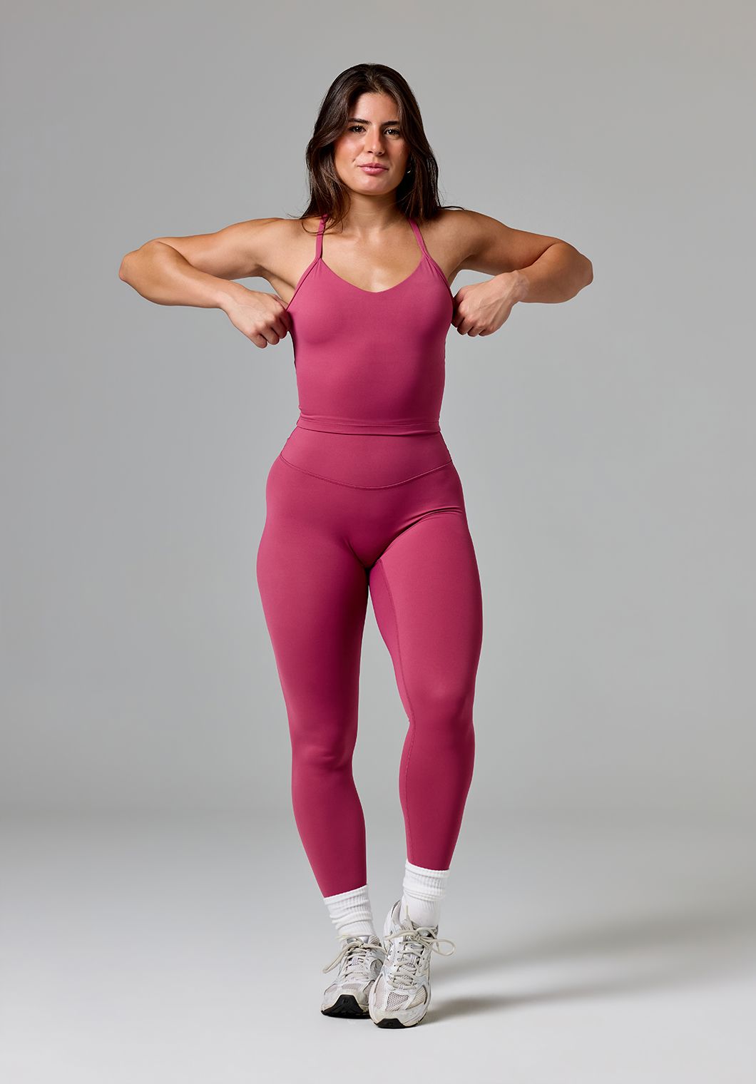 RecStretch™ SmoothHold™ Studio Top Raspberry Tops/Tanks Paragon Fitwear 