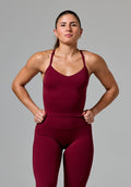 RecStretch™ SmoothHold™ Studio Top Red Velvet Tops/Tanks Paragon Fitwear 