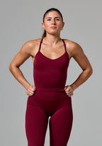 RecStretch™ SmoothHold™ Studio Top Red Velvet Tops/Tanks Paragon Fitwear 