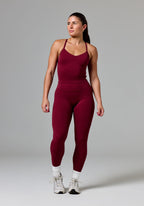 RecStretch™ SmoothHold™ Studio Top Red Velvet Tops/Tanks Paragon Fitwear 