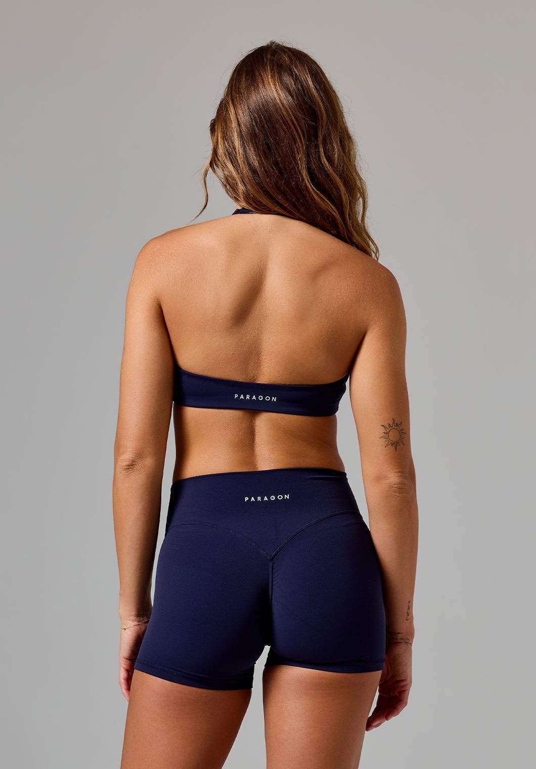 RecStretch™ Unbound Halter Sports Bra Ink Sports Bras Paragon Fitwear 