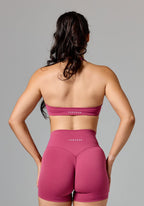 RecStretch™ Unbound Halter Sports Bra Raspberry Sports Bras Paragon Fitwear 