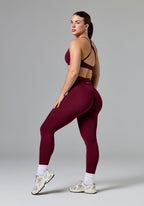 RecStretch™ V-Wrap Sculptseam® Plus Mid-Rise Legging PB&J Leggings/Joggers Paragon Fitwear 