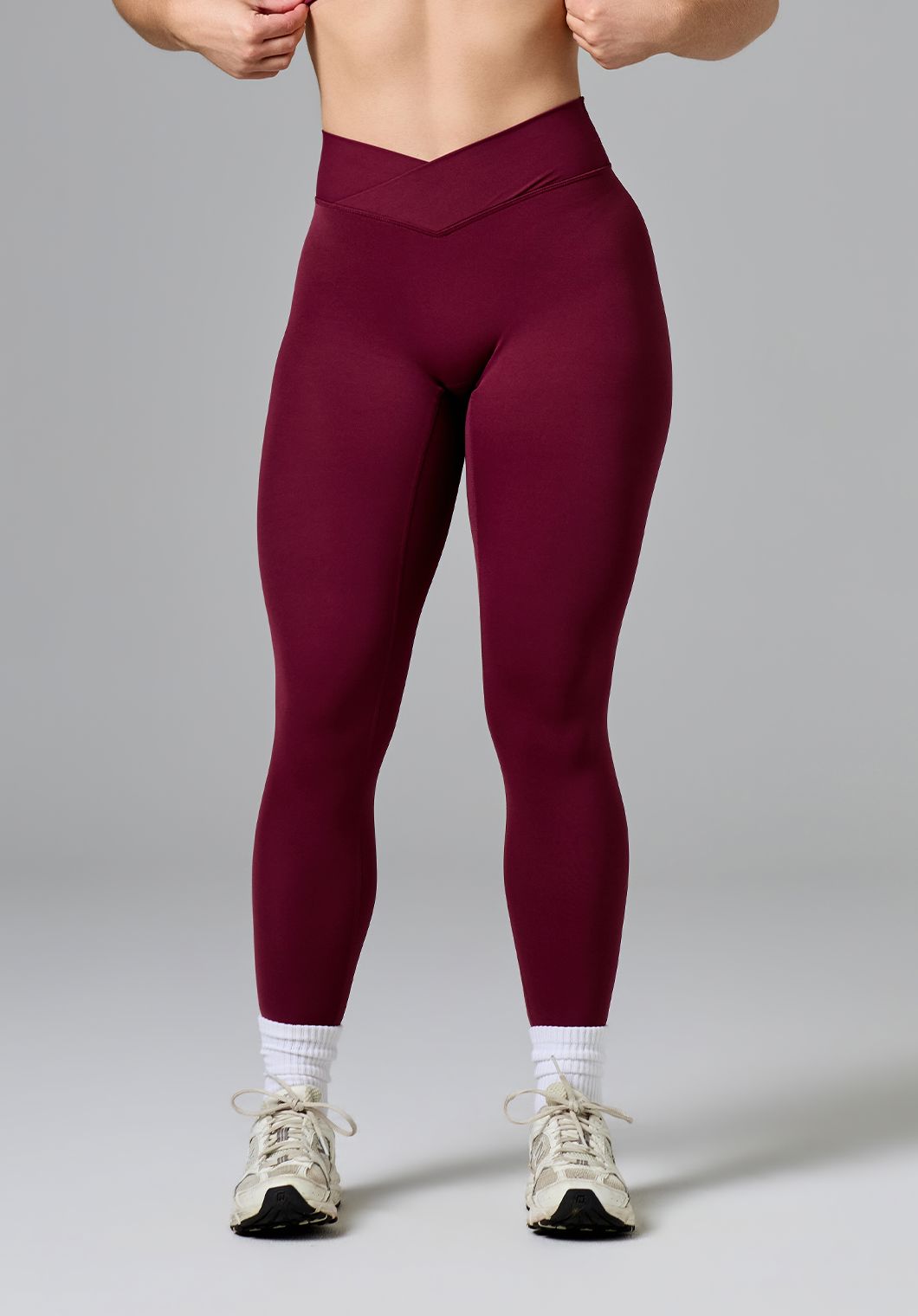 RecStretch™ V-Wrap Sculptseam® Plus Mid-Rise Legging PB&J Leggings/Joggers Paragon Fitwear 