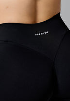 RecStretch™ V-Wrap Sculptseam® Plus Mid-Rise Legging Black Leggings/Joggers Paragon Fitwear 