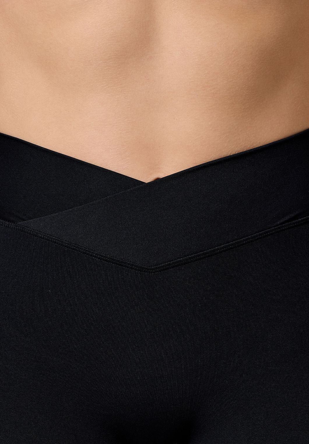 RecStretch™ V-Wrap Sculptseam® Plus Mid-Rise Legging Black Leggings/Joggers Paragon Fitwear 