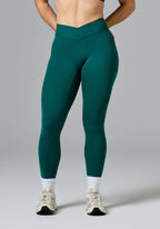 RecStretch™ V-Wrap Sculptseam® Plus Mid-Rise Legging Evergreen Leggings/Joggers Paragon Fitwear 