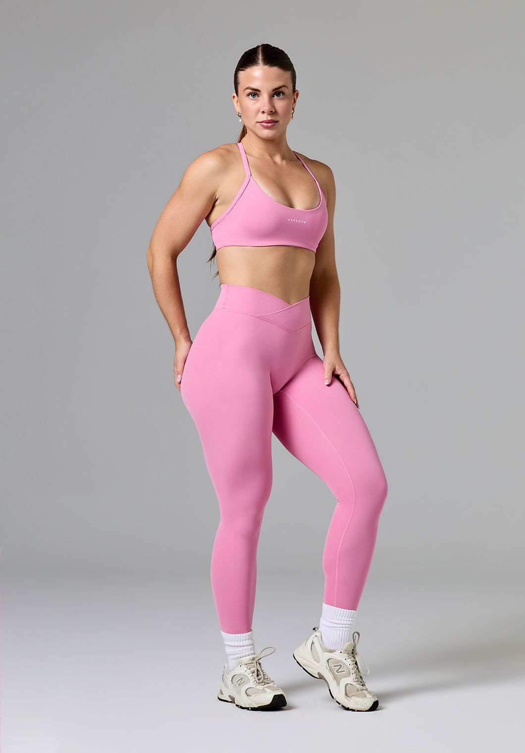 RecStretch™ V-Wrap Sculptseam® Plus Mid-Rise Legging Teacup Leggings/Joggers Paragon Fitwear 