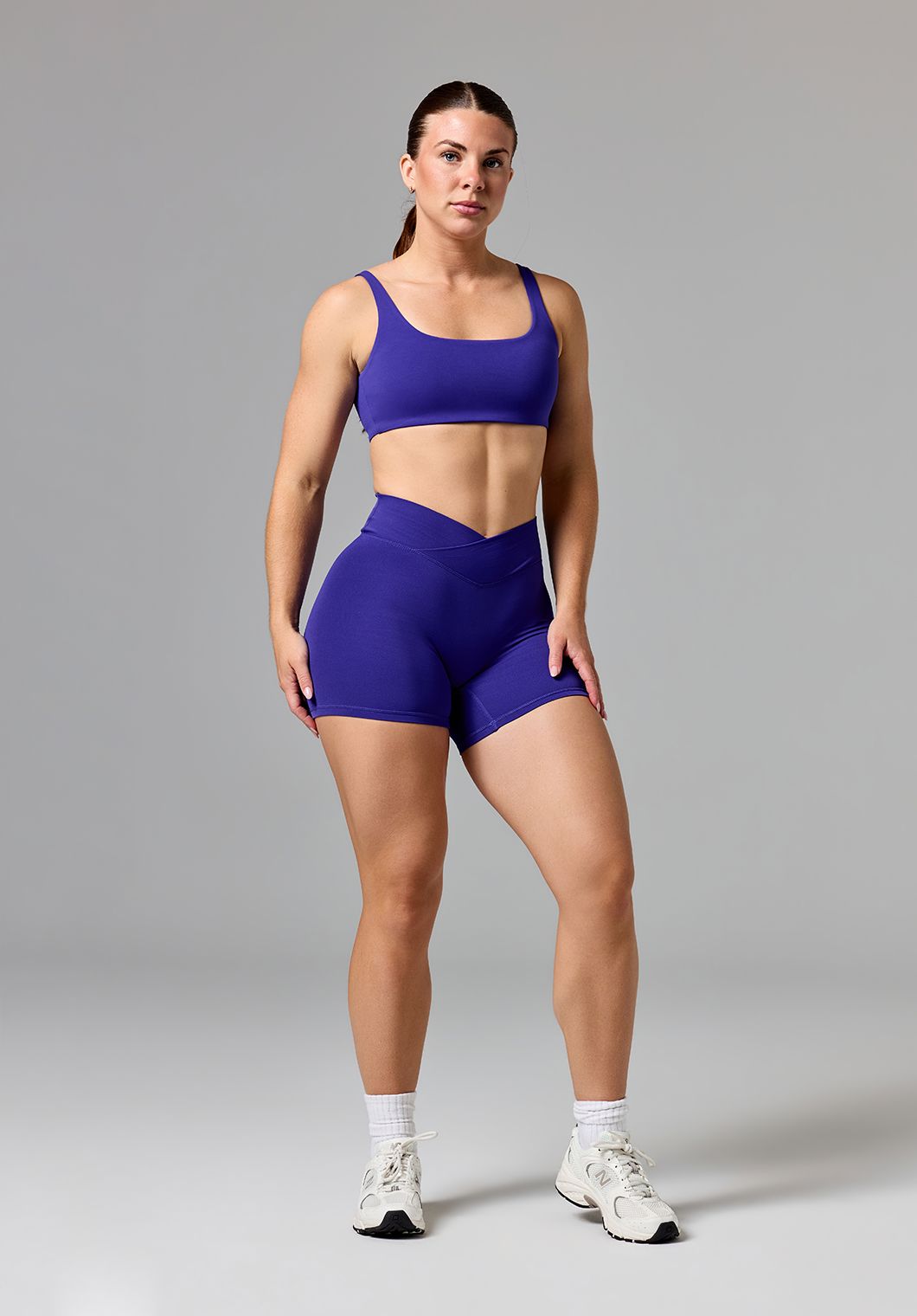 RecStretch™ V Wrap Mid-Rise Sculptseam® Plus Short 5” Cosmic Shorts Paragon Fitwear 