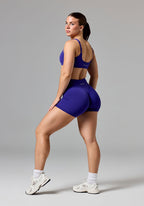 RecStretch™ V Wrap Mid-Rise Sculptseam® Plus Short 5” Cosmic Shorts Paragon Fitwear 