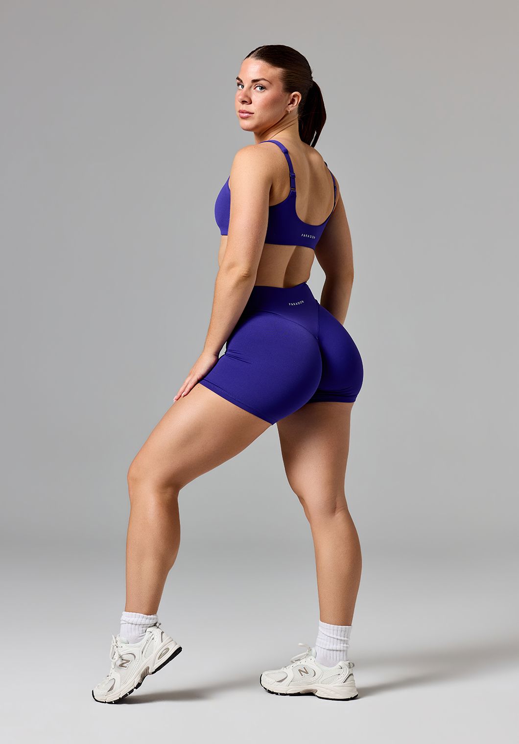 RecStretch™ V Wrap Mid-Rise Sculptseam® Plus Short 5” Cosmic Shorts Paragon Fitwear 