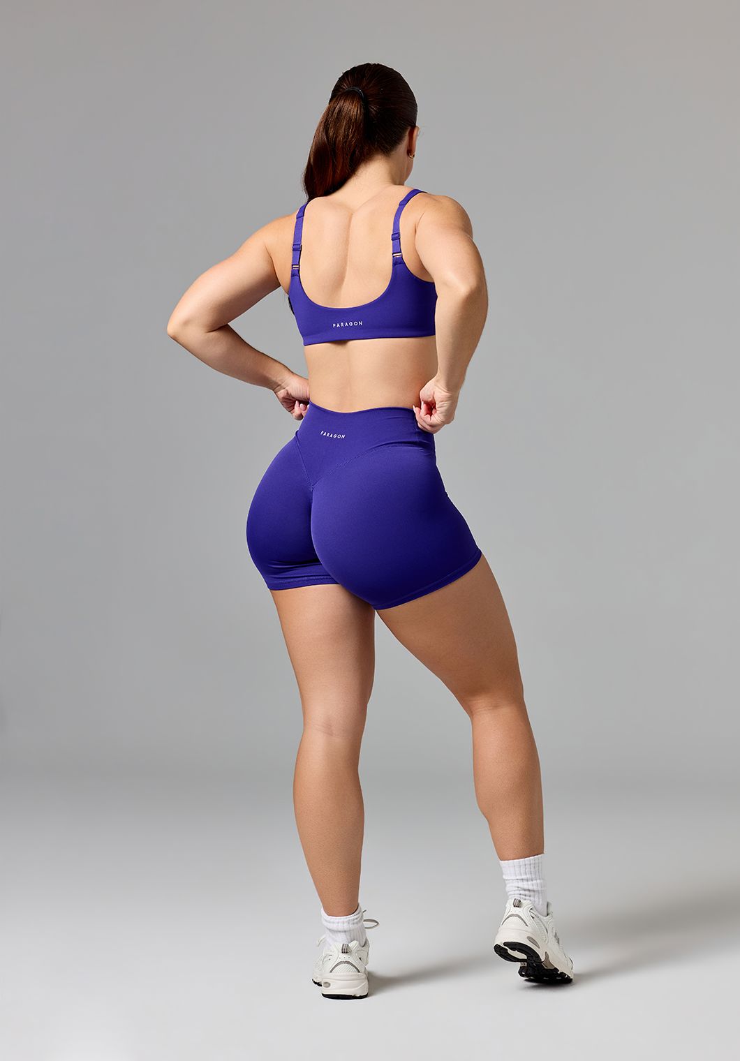 RecStretch™ V Wrap Mid-Rise Sculptseam® Plus Short 5” Cosmic Shorts Paragon Fitwear 