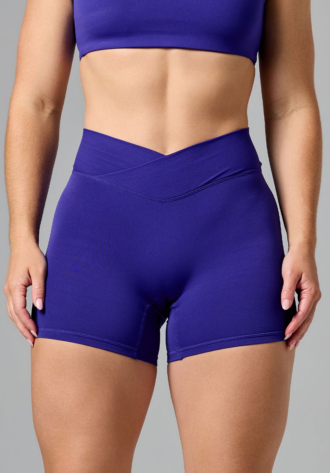 RecStretch™ V Wrap Mid-Rise Sculptseam® Plus Short 5” Cosmic Shorts Paragon Fitwear 