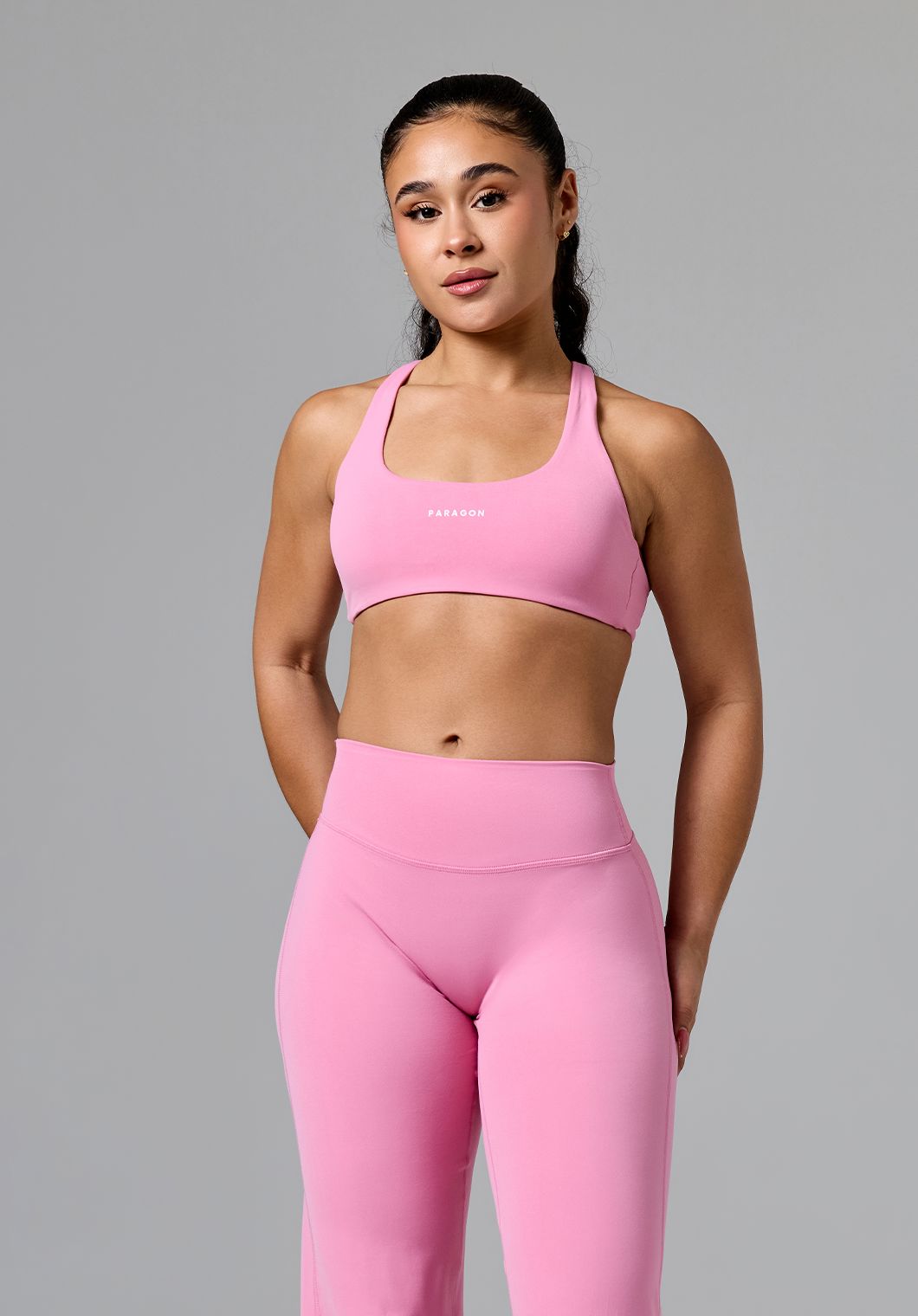 RecStretch™ Varsity Racerback Sports Bra Teacup Sports Bras Paragon Fitwear 