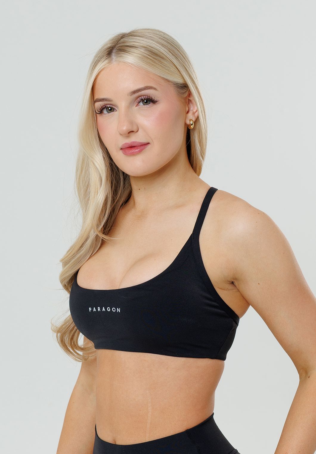 Recstretch™ Limitless Crossback Sports Bra Black Sports Bras Paragon Fitwear 