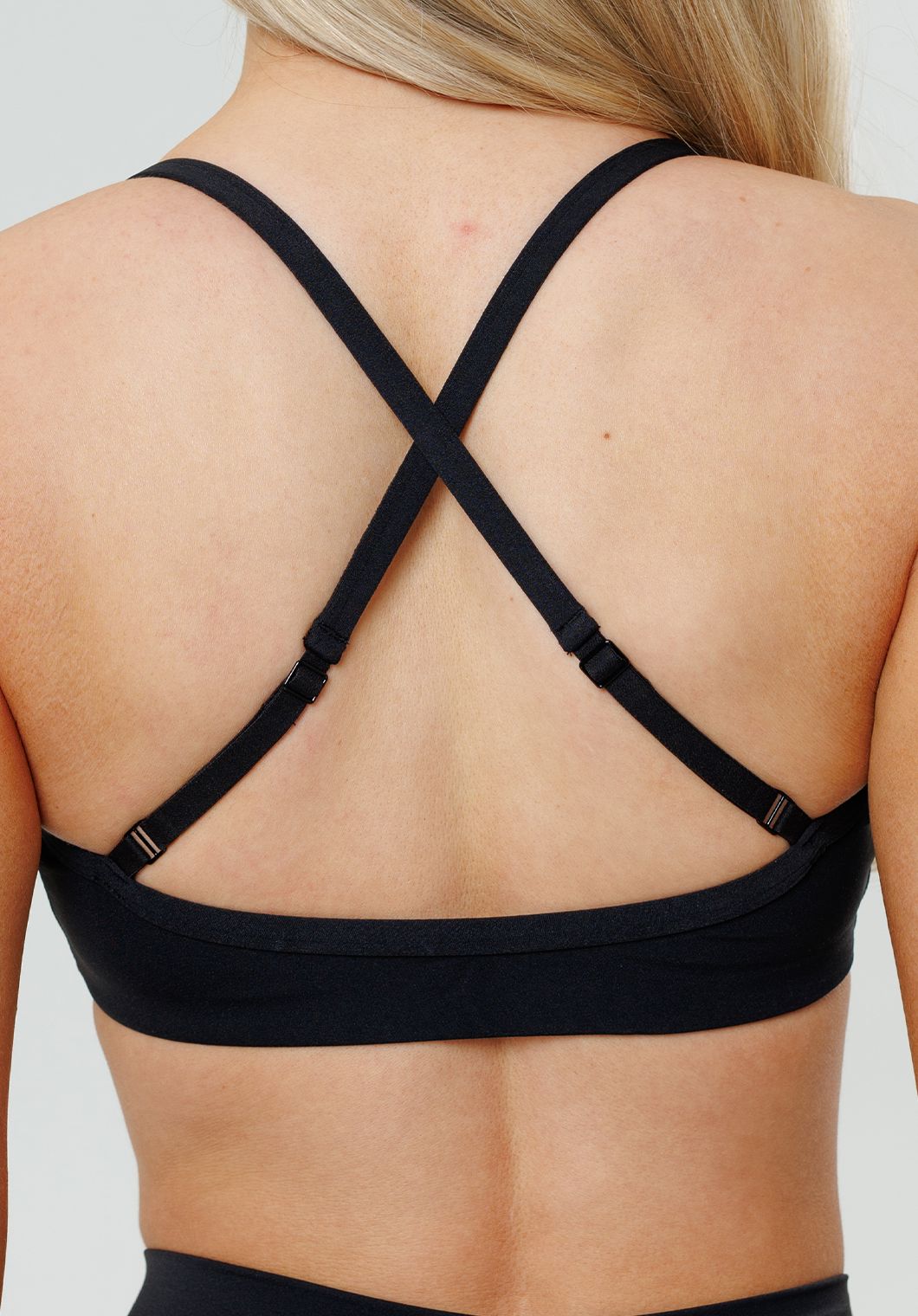 Recstretch™ Limitless Crossback Sports Bra Black Sports Bras Paragon Fitwear 