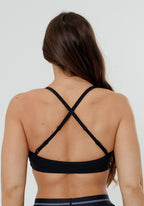 Recstretch™ Limitless Crossback Sports Bra Black Sports Bras Paragon Fitwear 