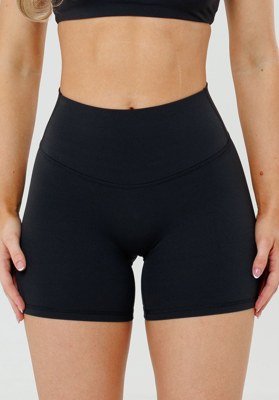 RecStretch Original High-Rise Sculptseam® Plus Short 5” Black Shorts Paragon Fitwear 