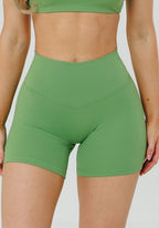 RecStretch™ Original High-Rise Sculptseam® Plus Short 5” Kiwi Shorts Paragon Fitwear 