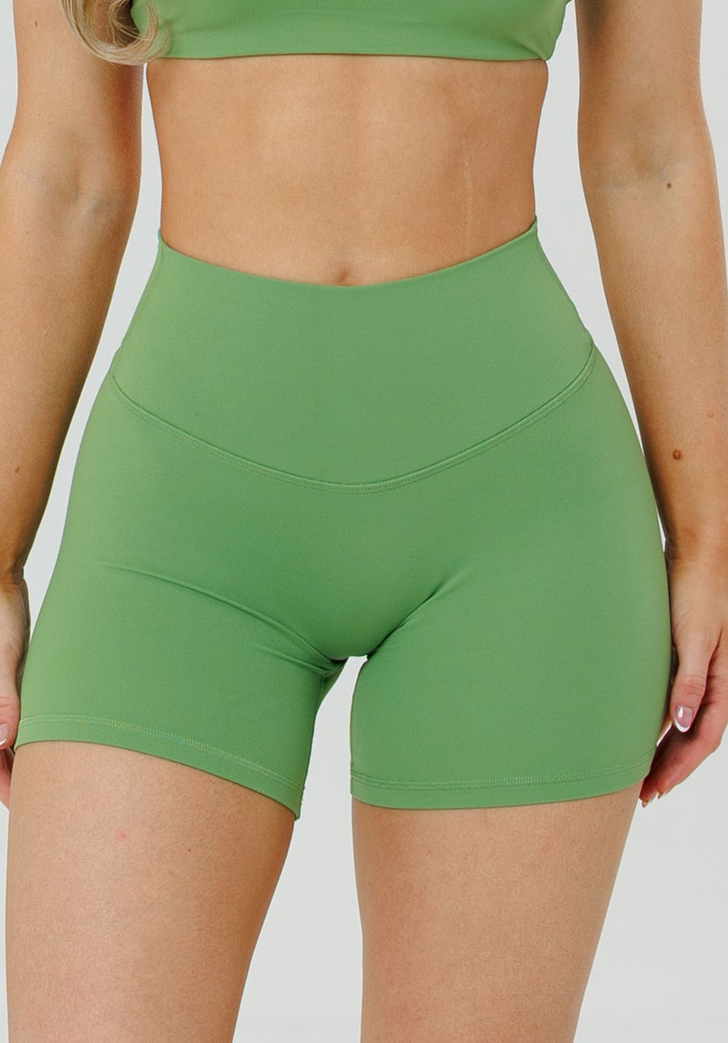 RecStretch™ Original High-Rise Sculptseam® Plus Short 5” Kiwi Shorts Paragon Fitwear 