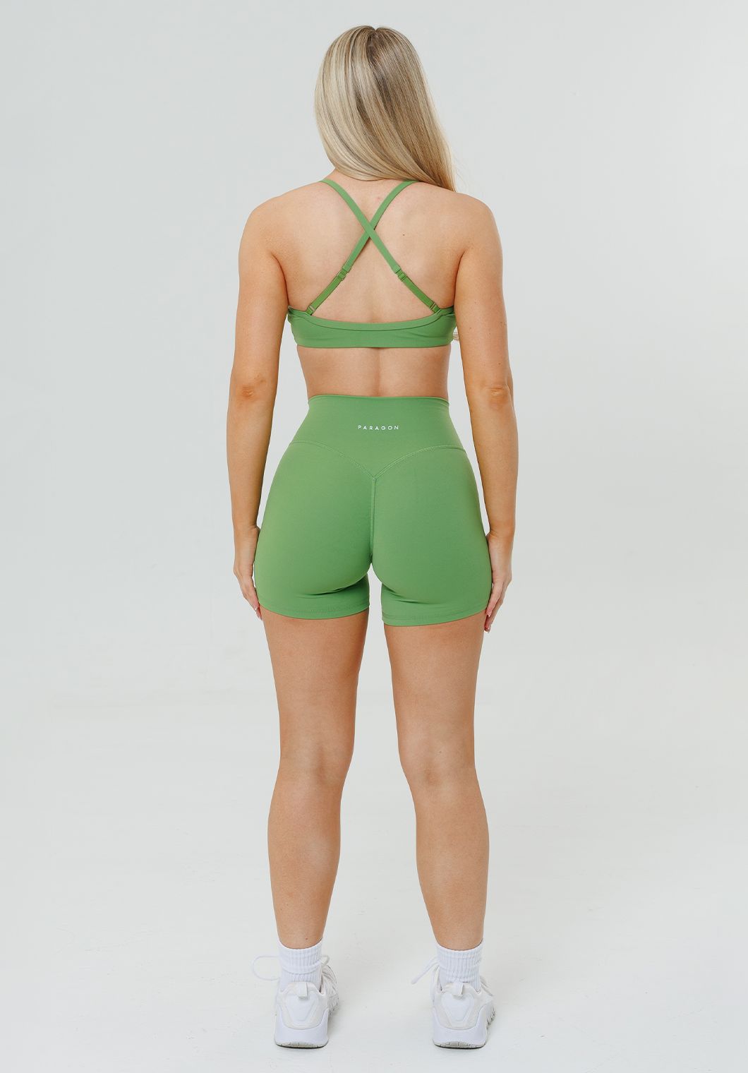 RecStretch™ Original High-Rise Sculptseam® Plus Short 5” Kiwi Shorts Paragon Fitwear 