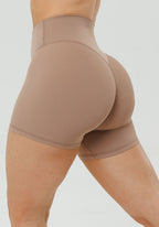RecStretch™ Original High-Rise Sculptseam® Plus Short 5” Tan Line Shorts Paragon Fitwear 