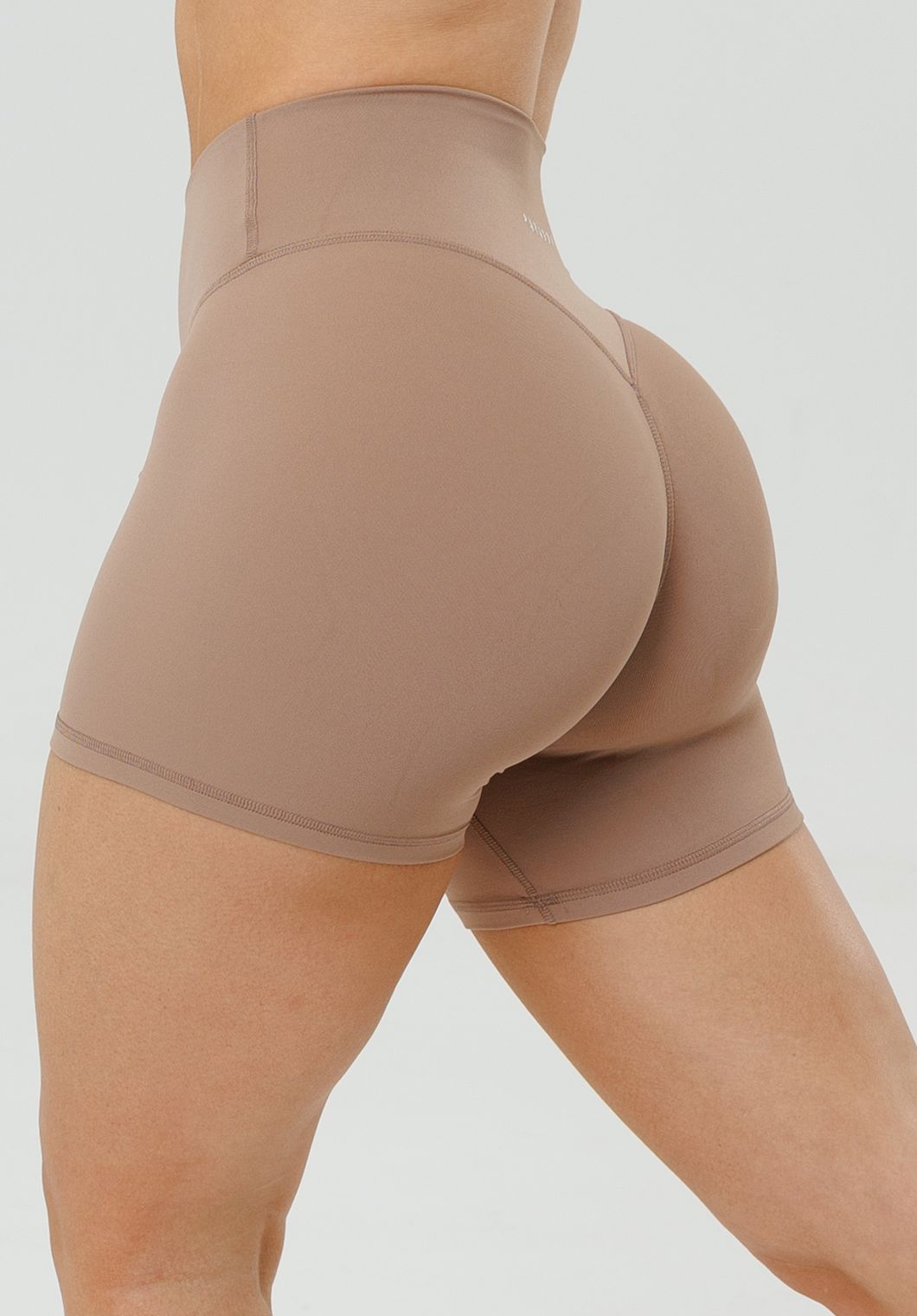 RecStretch™ Original High-Rise Sculptseam® Plus Short 5” Tan Line Shorts Paragon Fitwear 