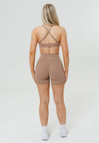 RecStretch™ Original High-Rise Sculptseam® Plus Short 5” Tan Line Shorts Paragon Fitwear 