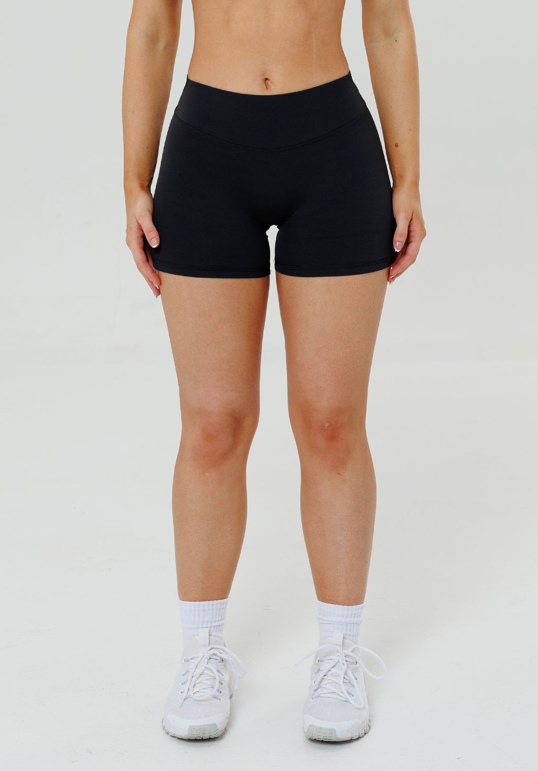RecStretch™ Original Low-Rise Sculptseam® Plus Short 4” Black Shorts Paragon Fitwear 