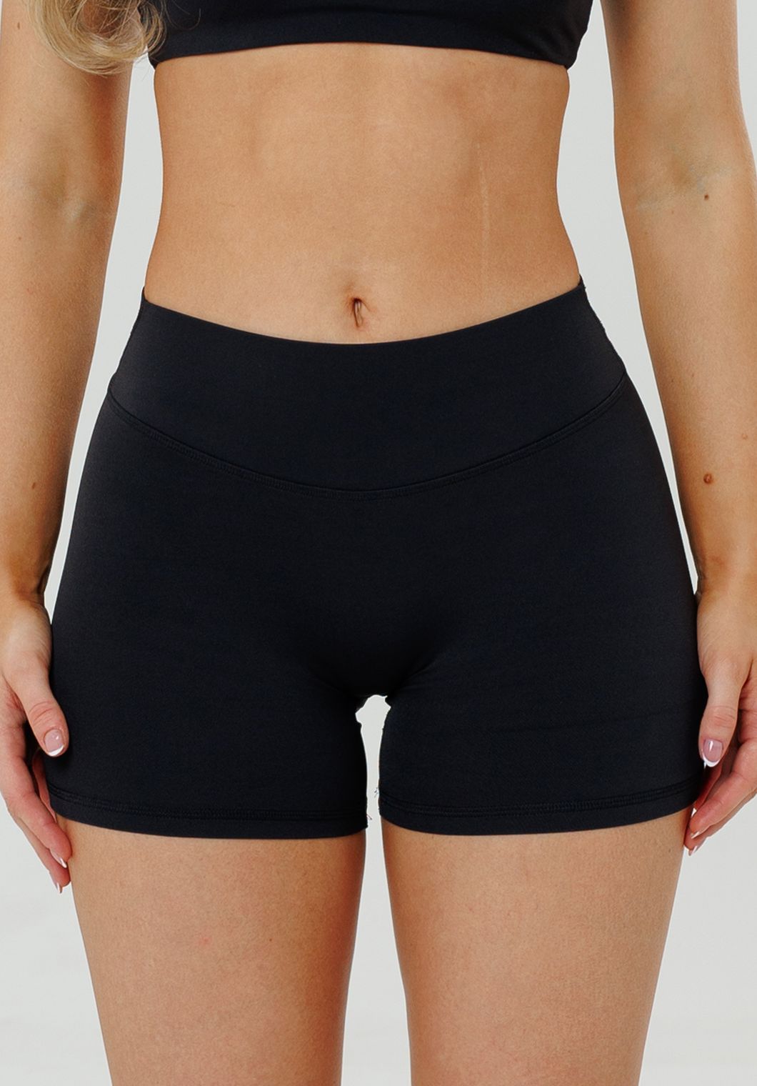 RecStretch™ Original Low-Rise Sculptseam® Plus Short 4” Black Shorts Paragon Fitwear 