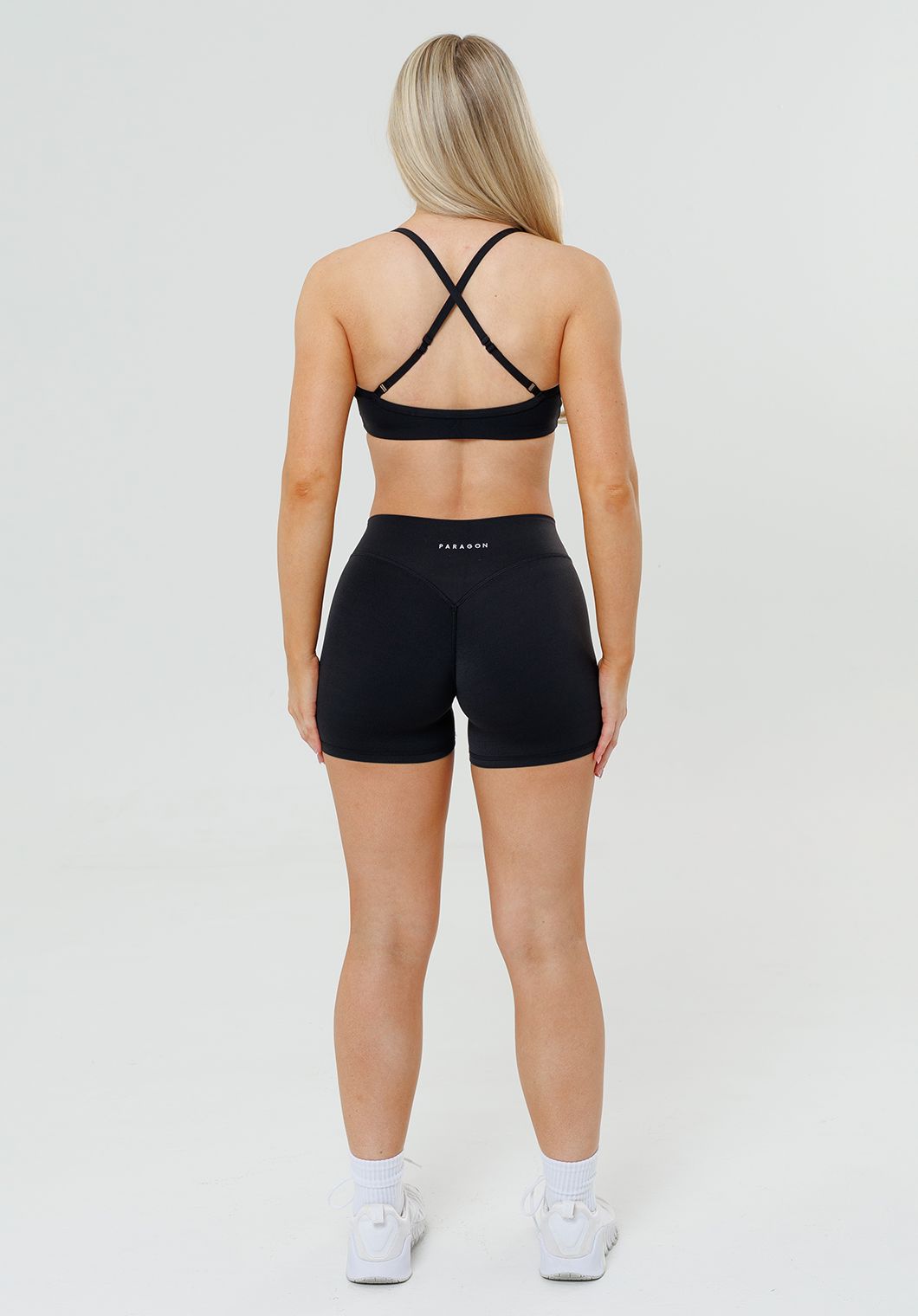 RecStretch™ Original Low-Rise Sculptseam® Plus Short 4” Black Shorts Paragon Fitwear 