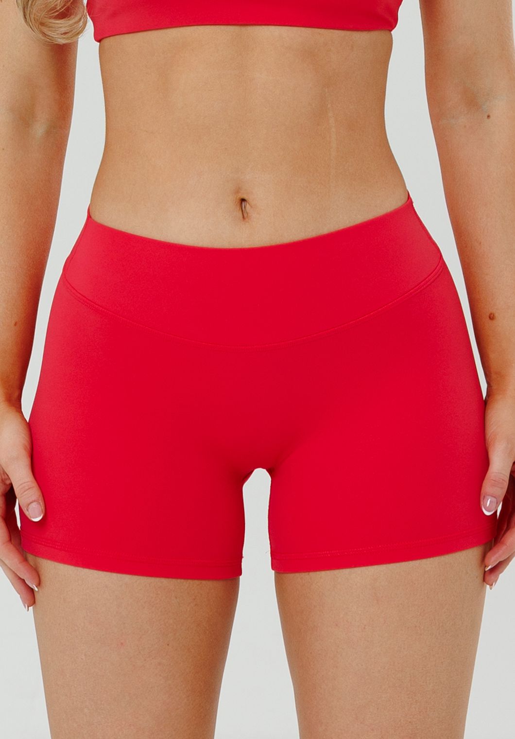RecStretch™ Original Low-Rise Sculptseam® Plus Short 4” Fruit Punch Shorts Paragon Fitwear 