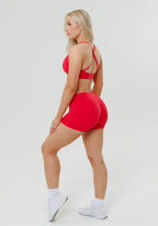 RecStretch™ Original Low-Rise Sculptseam® Plus Short 4” Fruit Punch Shorts Paragon Fitwear 