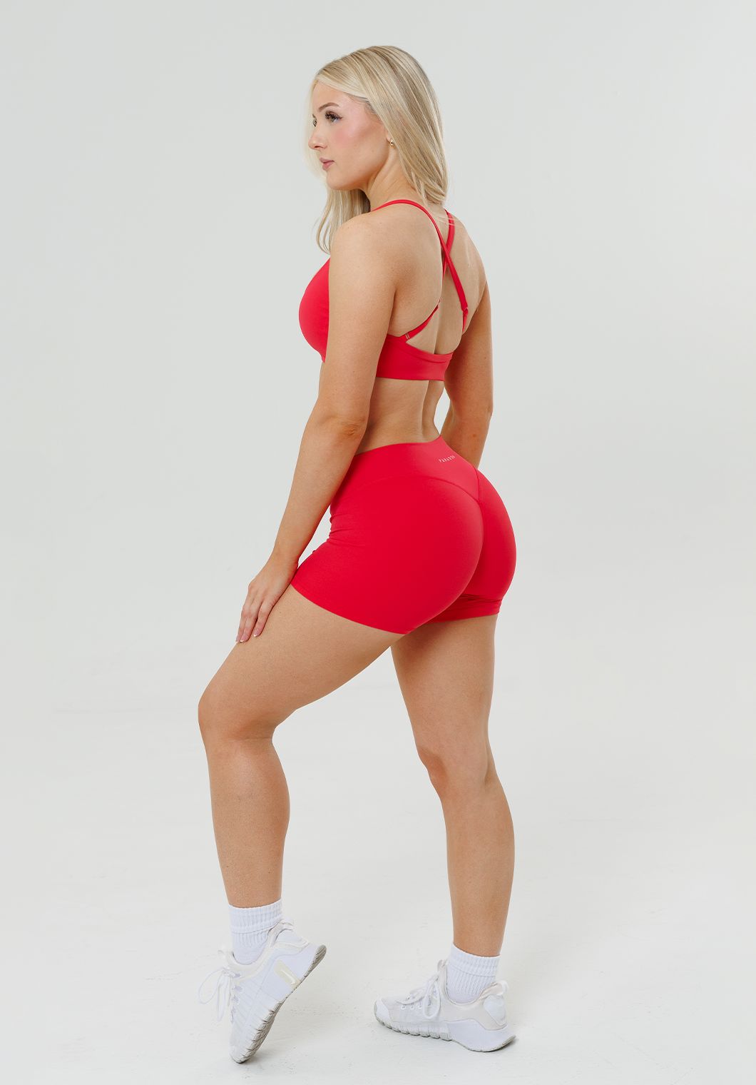 RecStretch™ Original Low-Rise Sculptseam® Plus Short 4” Fruit Punch Shorts Paragon Fitwear 