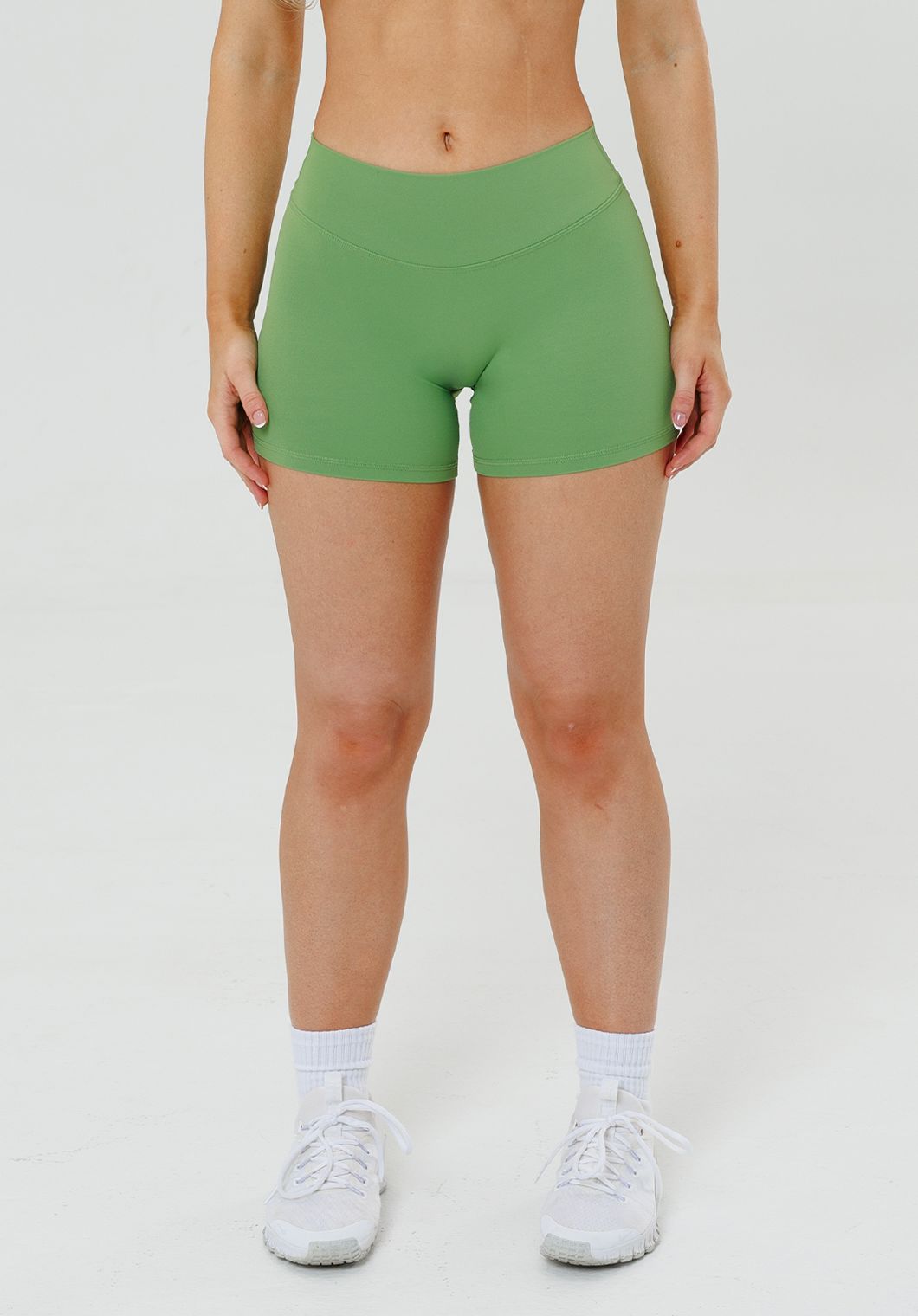 RecStretch™ Original Low-Rise Sculptseam® Plus Short 4” Kiwi Shorts Paragon Fitwear 