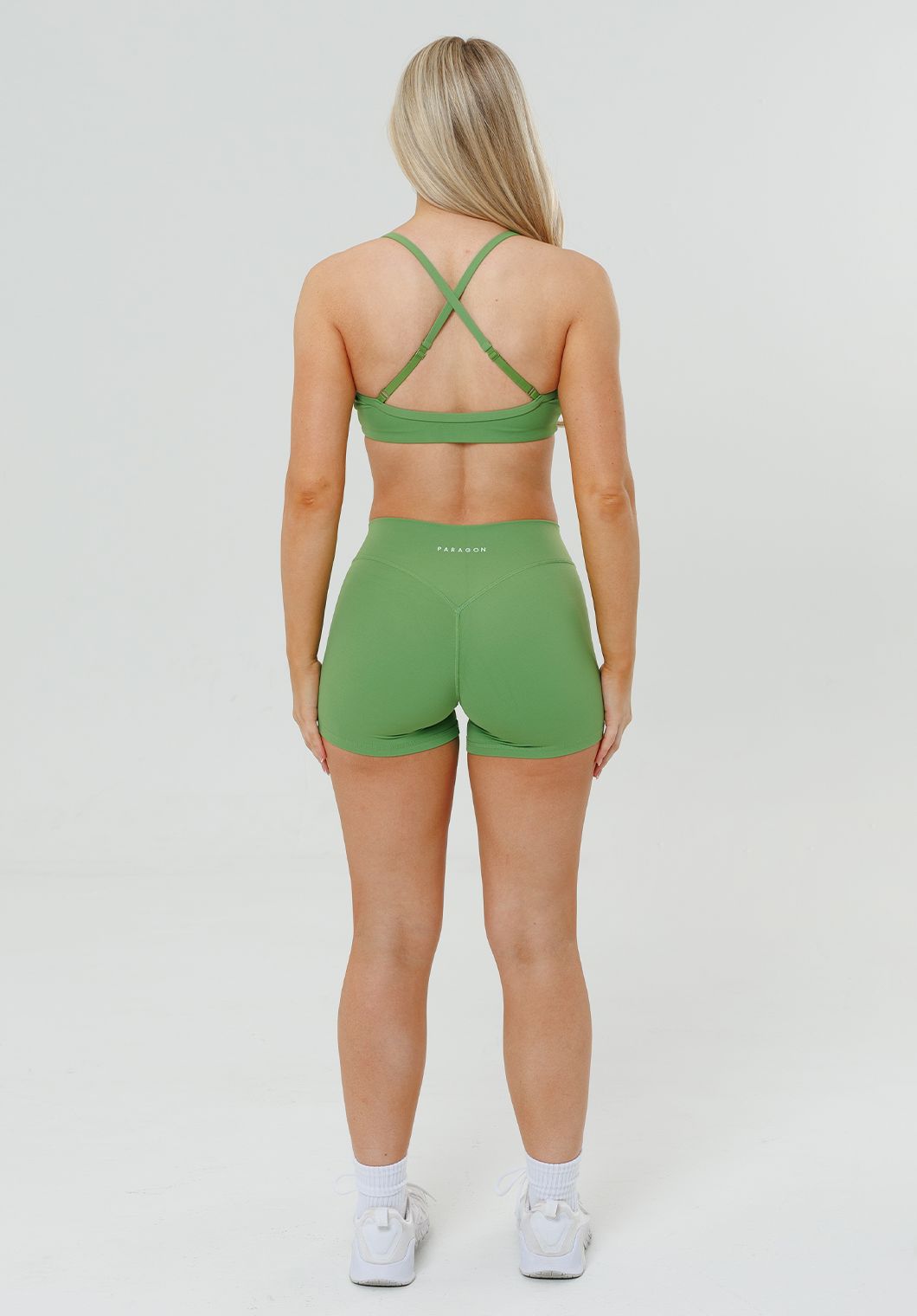 RecStretch™ Original Low-Rise Sculptseam® Plus Short 4” Kiwi Shorts Paragon Fitwear 