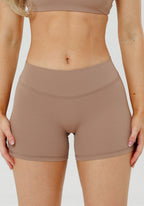 RecStretch™ Original Low-Rise Sculptseam® Plus Short 4” Tan Line Shorts Paragon Fitwear 