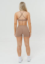 RecStretch™ Original Low-Rise Sculptseam® Plus Short 4” Tan Line Shorts Paragon Fitwear 