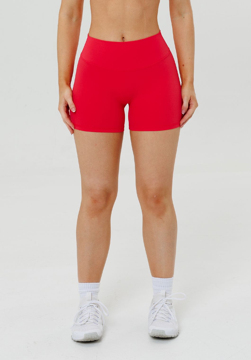 RecStretch™ Original Mid-Rise Sculptseam® Plus Short 4” Fruit Punch Shorts Paragon Fitwear 