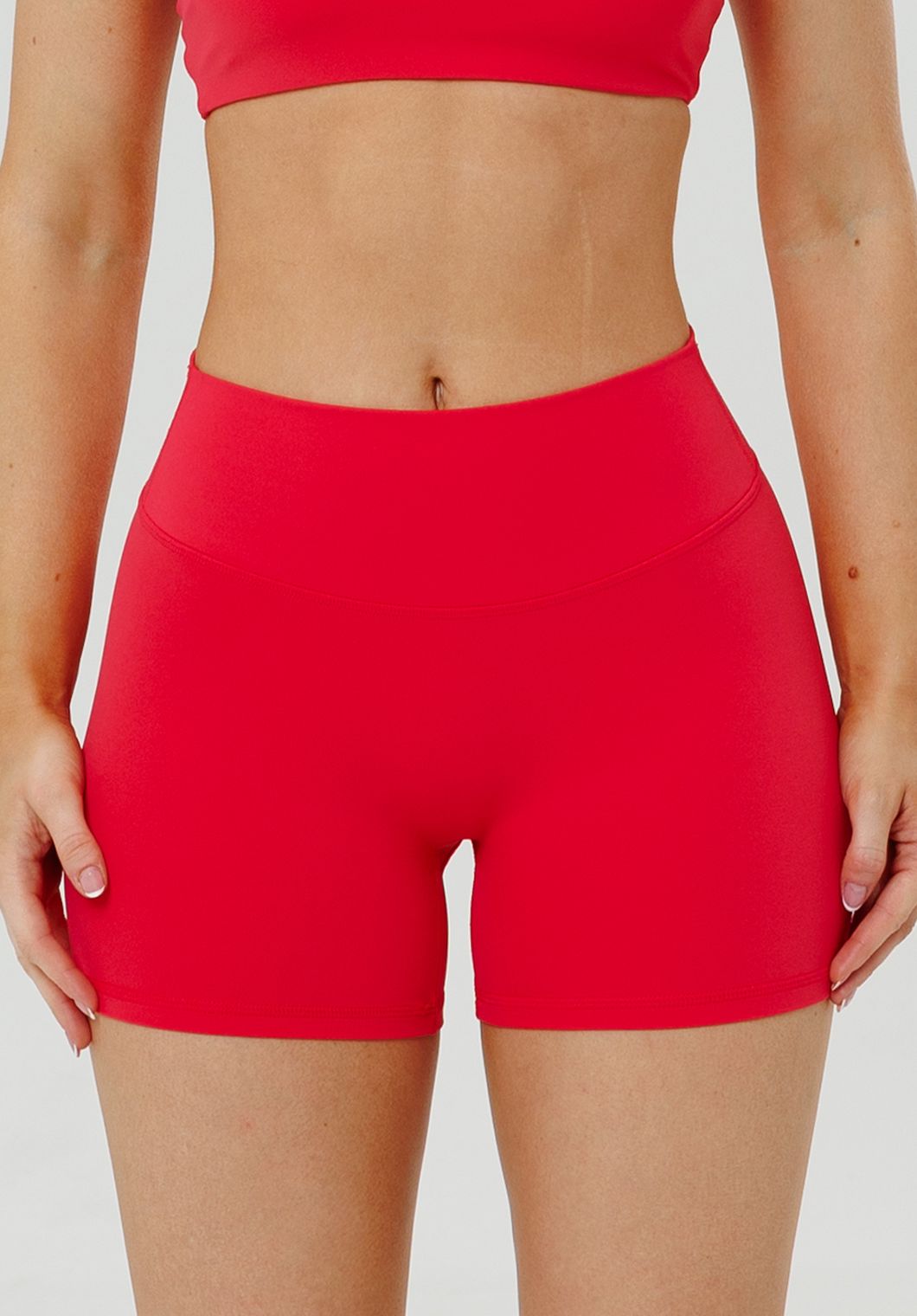 RecStretch™ Original Mid-Rise Sculptseam® Plus Short 4” Fruit Punch Shorts Paragon Fitwear 