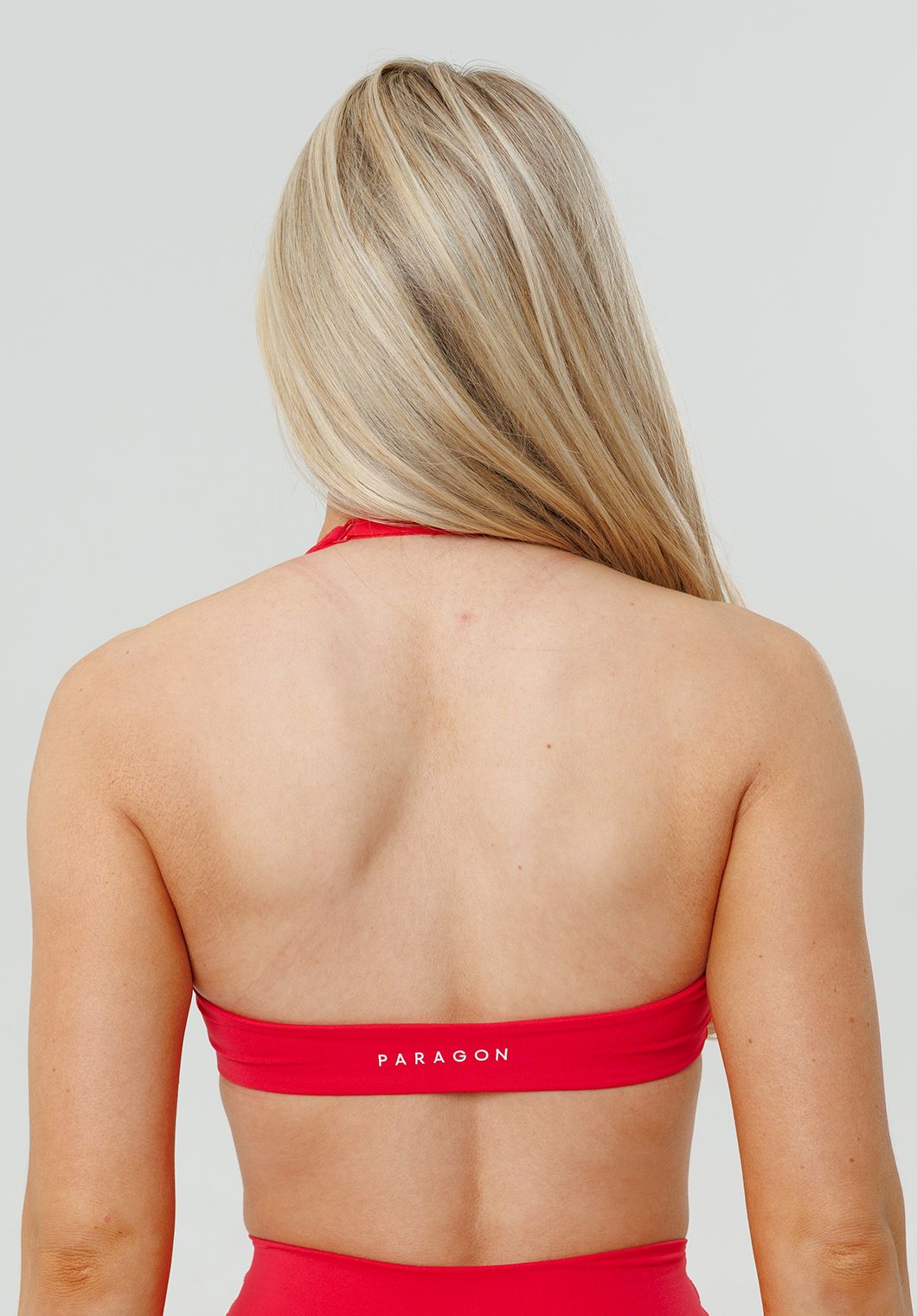 RecStretch™ Unbound Halter Sports Bra Fruit Punch Sports Bras Paragon Fitwear 
