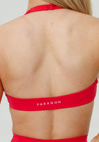 RecStretch™ Unbound Halter Sports Bra Fruit Punch Sports Bras Paragon Fitwear 