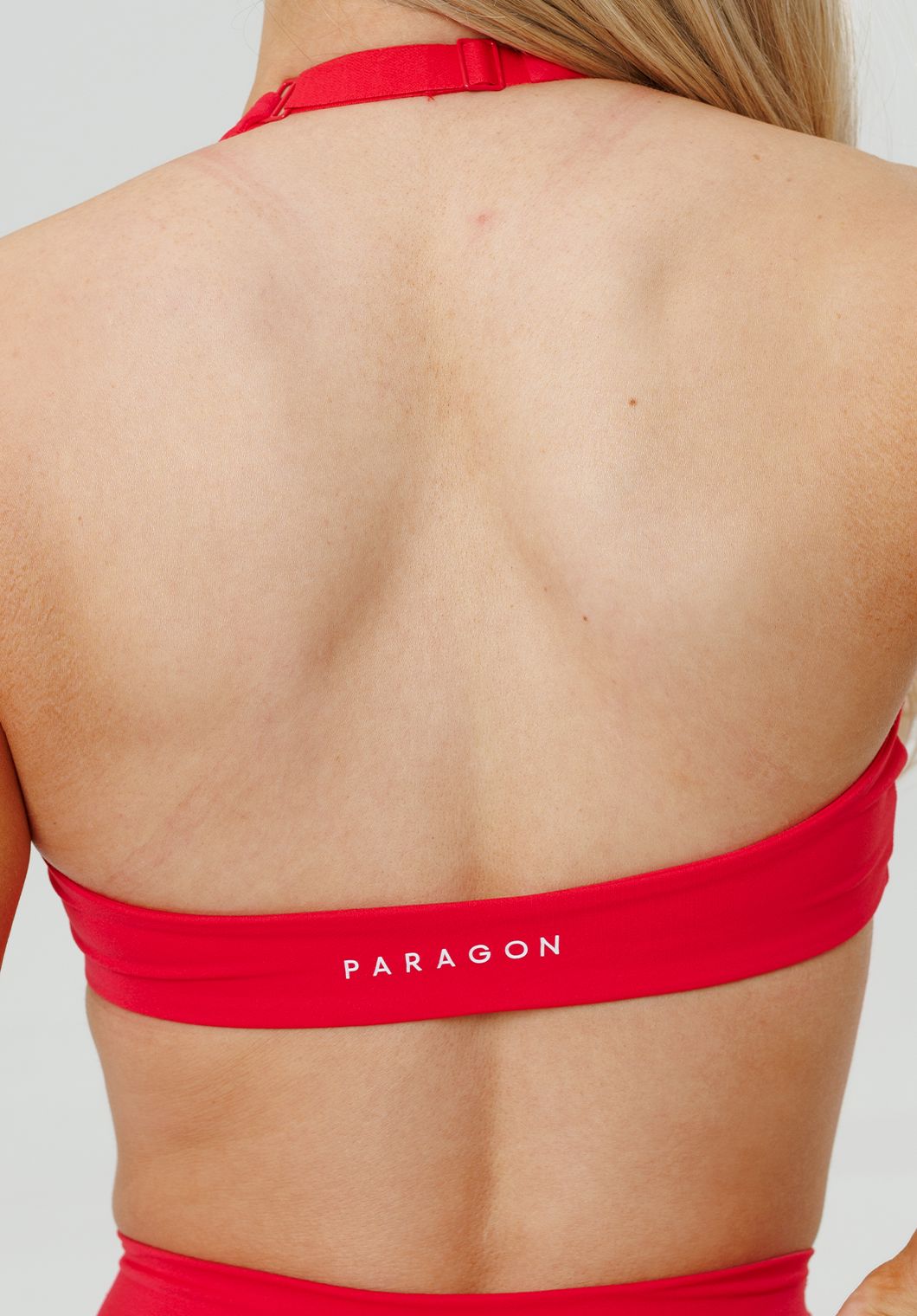 RecStretch™ Unbound Halter Sports Bra Fruit Punch Sports Bras Paragon Fitwear 