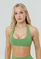 RecStretch™ Unbound Halter Sports Bra Kiwi Sports Bras Paragon Fitwear 